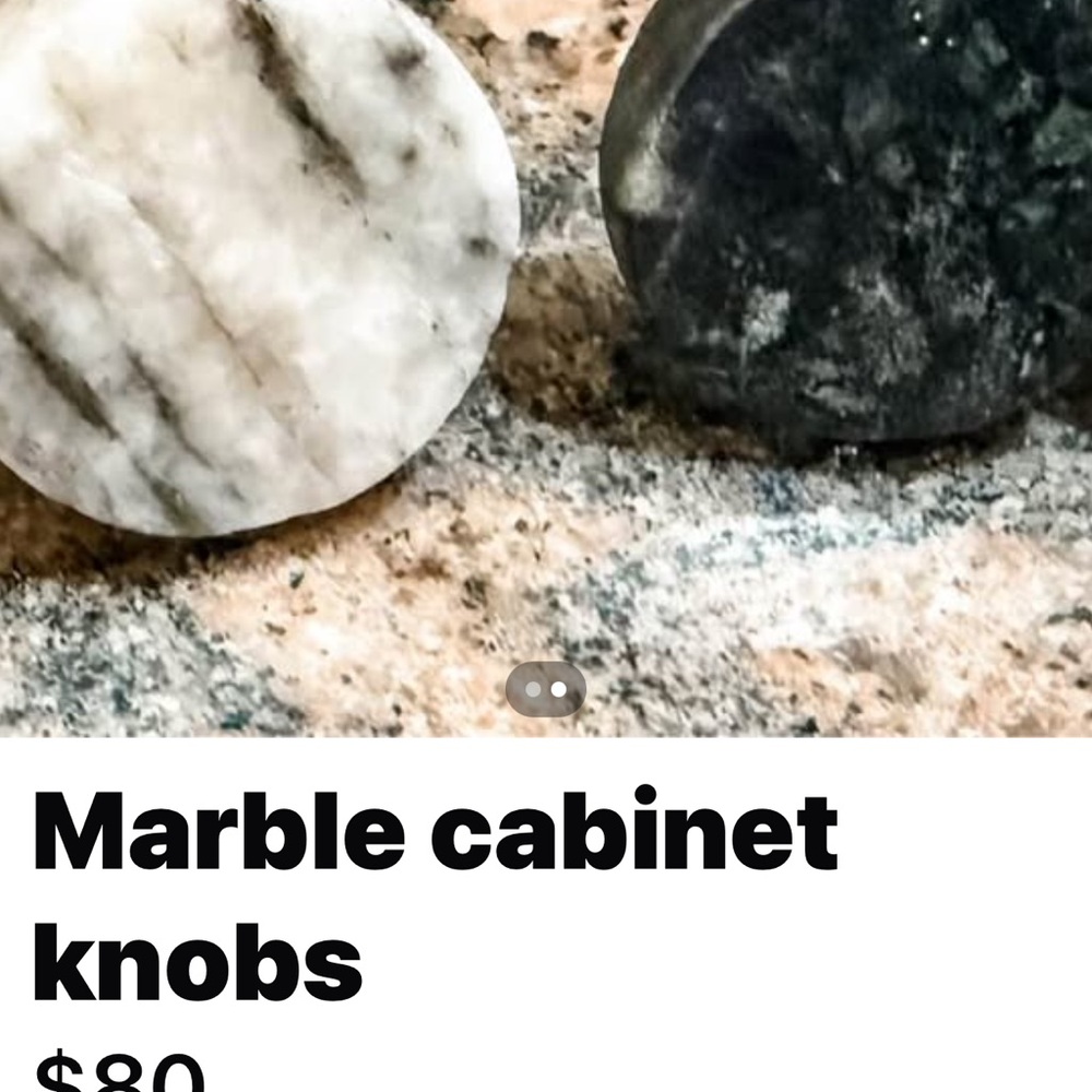 Beautiful real marble cabinet knobs - Picture 4 of 4